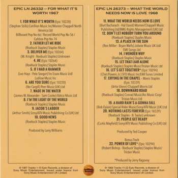 3CD/Zestaw pudełkowy The Staple Singers: For What It's Worth (The Complete Epic Recordings 1964-1968)