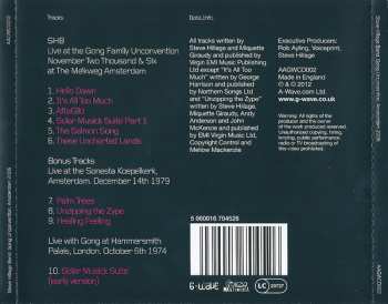 CD Steve Hillage Band: Live At The Gong Family Unconvention November 2006 At The Melkweg Amsterdam