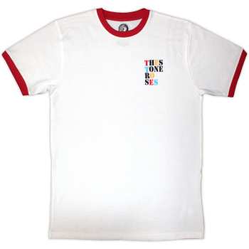 Merch The Stone Roses: Ringer Koszulka Side Text Ringer
