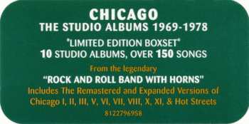 10CD/Zestaw pudełkowy Chicago: The Studio Albums 1969-1978 LTD