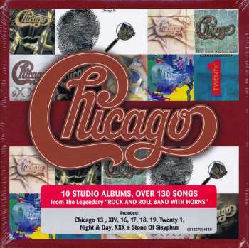 10CD/Zestaw pudełkowy Chicago: The Studio Albums 1979-2008
