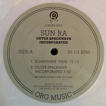 LP The Sun Ra Arkestra: Outer Spaceways Incorporated CLR | LTD