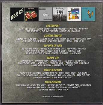 6CD/Zestaw pudełkowy Bad Company: The Swan Song Years 1974-1982