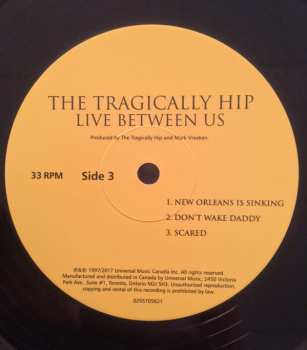 2LP The Tragically Hip: Live Between Us