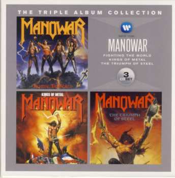 3CD/Zestaw pudełkowy Manowar: The Triple Album Collection