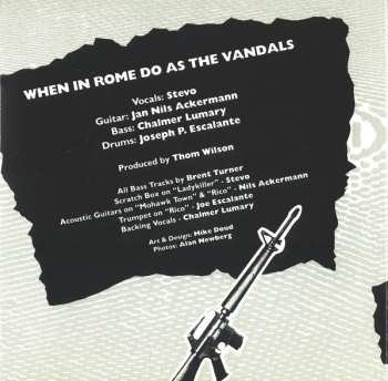 CD The Vandals: Peace Thru Vandalism / When In Rome Do As The Vandals