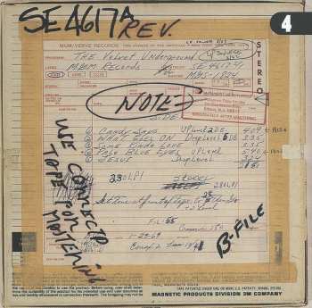 LP The Velvet Underground: No Light To See