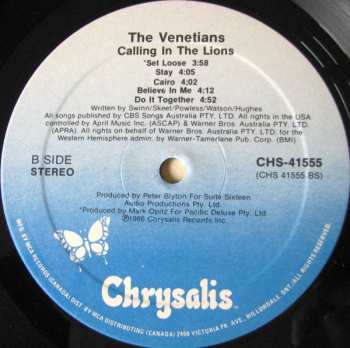 LP The Venetians: Calling In The Lions