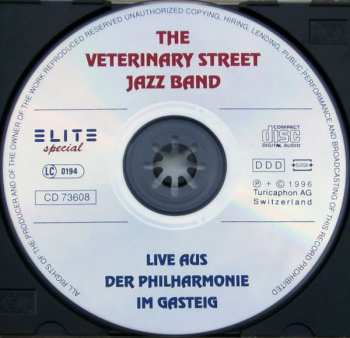 CD Veterinary Street Jazz Band: Live Aus Der Philharmonie Im Gasteig