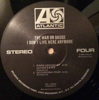 2LP The War On Drugs: I Don't Live Here Anymore