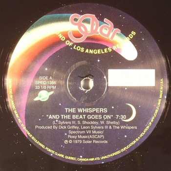 LP The Whispers: And The Beat Goes On / I Can Make It Better