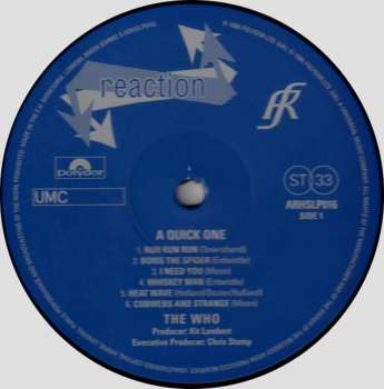 LP The Who: A Quick One LTD