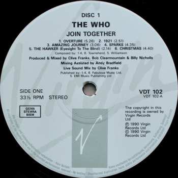 3LP/Zestaw pudełkowy The Who: Join Together