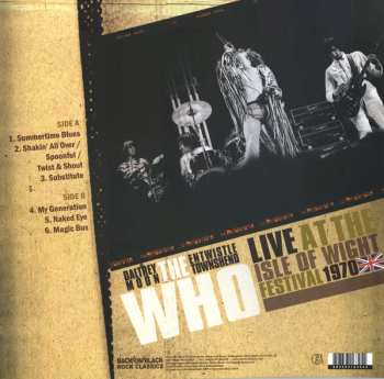 LP The Who: Live At The Isle Of Wight Festival 1970 Vol.2 CLR | LTD