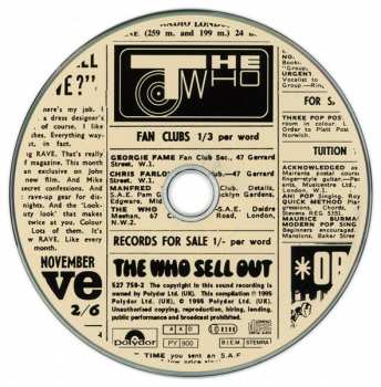 CD The Who: The Who Sell Out