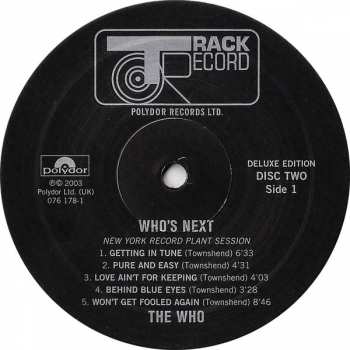 3LP The Who: Who's Next DLX