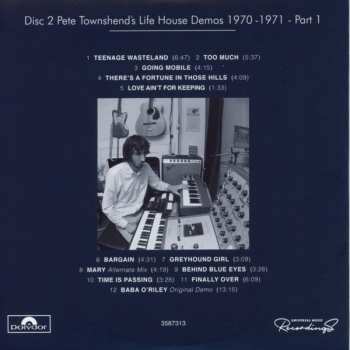 10CD/Zestaw pudełkowy/Blu-ray The Who: Who's Next | Life House DLX | LTD