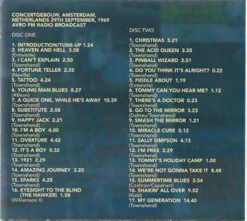 2CD The Who: Live In Amsterdam 1969