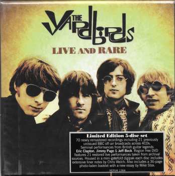4CD/DVD/Zestaw pudełkowy The Yardbirds: Live And Rare LTD