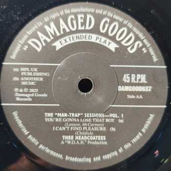 SP Thee Headcoatees: The Man-Trap Sessions Volume 1 LTD