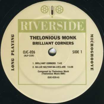 LP Thelonious Monk: Brilliant Corners