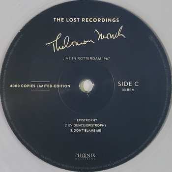 2LP/Zestaw pudełkowy Thelonious Monk: Live In Rotterdam 1967 LTD | NUM | CLR