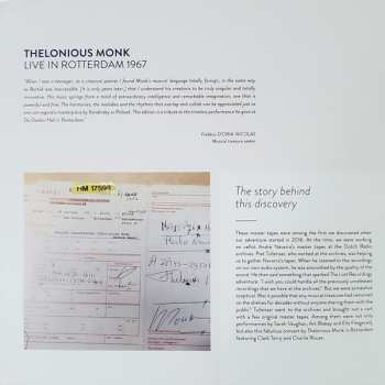 2LP/Zestaw pudełkowy Thelonious Monk: Live In Rotterdam 1967 LTD | NUM | CLR