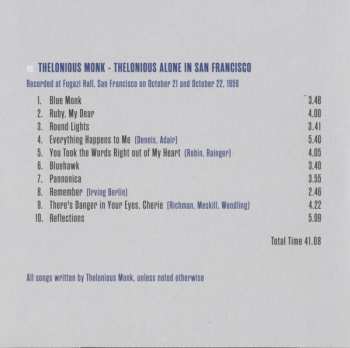 10CD/Zestaw pudełkowy Thelonious Monk: Milestones Of A Legend