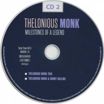 10CD/Zestaw pudełkowy Thelonious Monk: Milestones Of A Legend