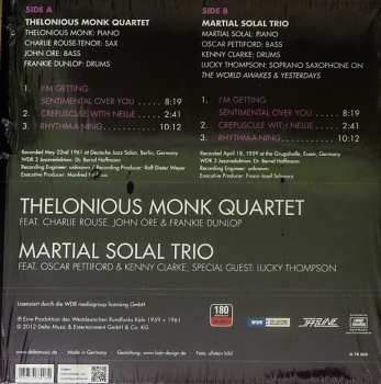 LP The Thelonious Monk Quartet: Live In Berlin 1961 /  Live In Essen 1959