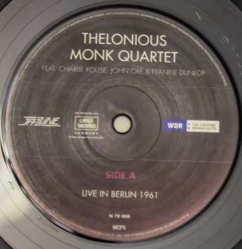 LP The Thelonious Monk Quartet: Live In Berlin 1961 /  Live In Essen 1959