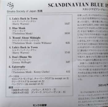 CD Thelonious Monk: Scandinavian Blue 1966 LTD