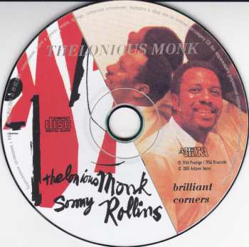 CD Thelonious Monk: Thelonious Monk & Sonny Rollins / Brilliant Corners (Two Original LPs On One Cd)