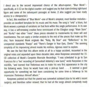 CD Thelonious Monk: Thelonious Alone In San Francisco