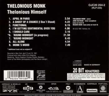 CD Thelonious Monk: Thelonious Himself DIGI