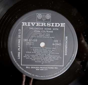 LP John Coltrane: Thelonious Monk With John Coltrane