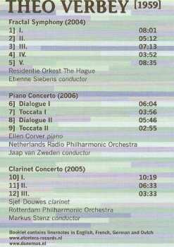 CD Rotterdams Philharmonisch Orkest: Clarinet Concerto, Piano Concerto & Fractal Symphony