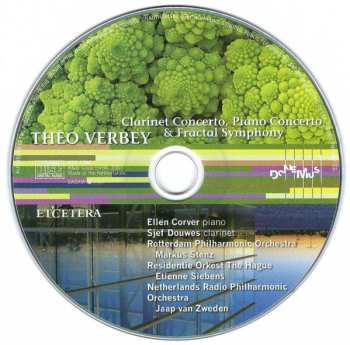 CD Rotterdams Philharmonisch Orkest: Clarinet Concerto, Piano Concerto & Fractal Symphony