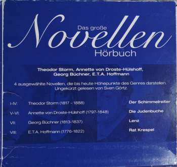 8CD/Zestaw pudełkowy E.T.A. Hoffmann: Das Grosse Novellen  Hörbuch