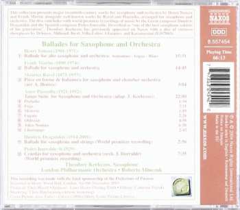 CD Roberto Minczuk: Ballades For Saxophone And Orchestra
