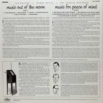 LP Les Baxter: Music Out Of The Moon & Music For Peace Of Mind CLR