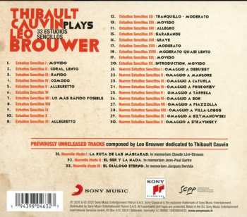 CD Leo Brouwer: 33 Estudios Sencillos