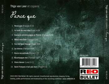 CD Thijs Van Leer Et Copains: Parce Que