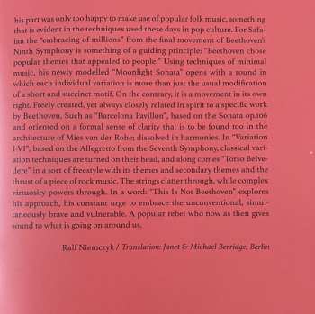 CD Arash Safaian: This Is (Not) Beethoven