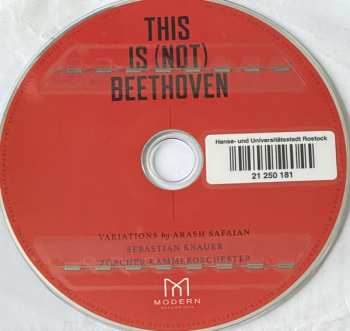 CD Arash Safaian: This Is (Not) Beethoven