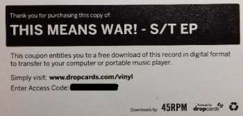 EP This Means War!: This Means War! CLR