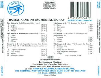 CD Thomas Arne: Instrumental Works