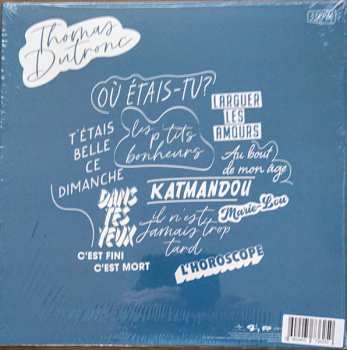 LP Thomas Dutronc: Il N'est Jamais Trop Tard