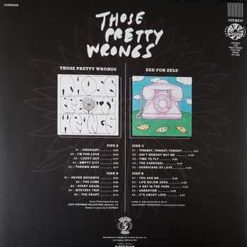 2LP Those Pretty Wrongs: Those Pretty Wrongs & Zed For Zulu LTD | CLR