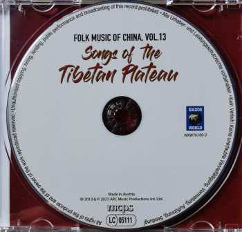 CD Tibetan: Songs Of The Tibetan Plateau